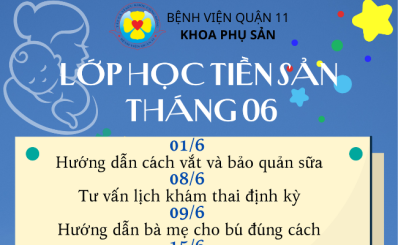 Lớp học tiền sản tháng 06 năm 2023